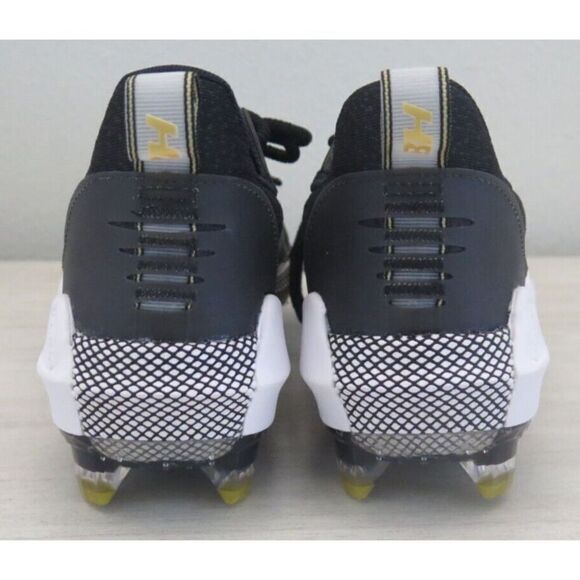 Under Armour 3024320 Mens Sz 12.5 Black/White Harper 6 Elite TPU Baseball Cleats - Picture 6 of 8